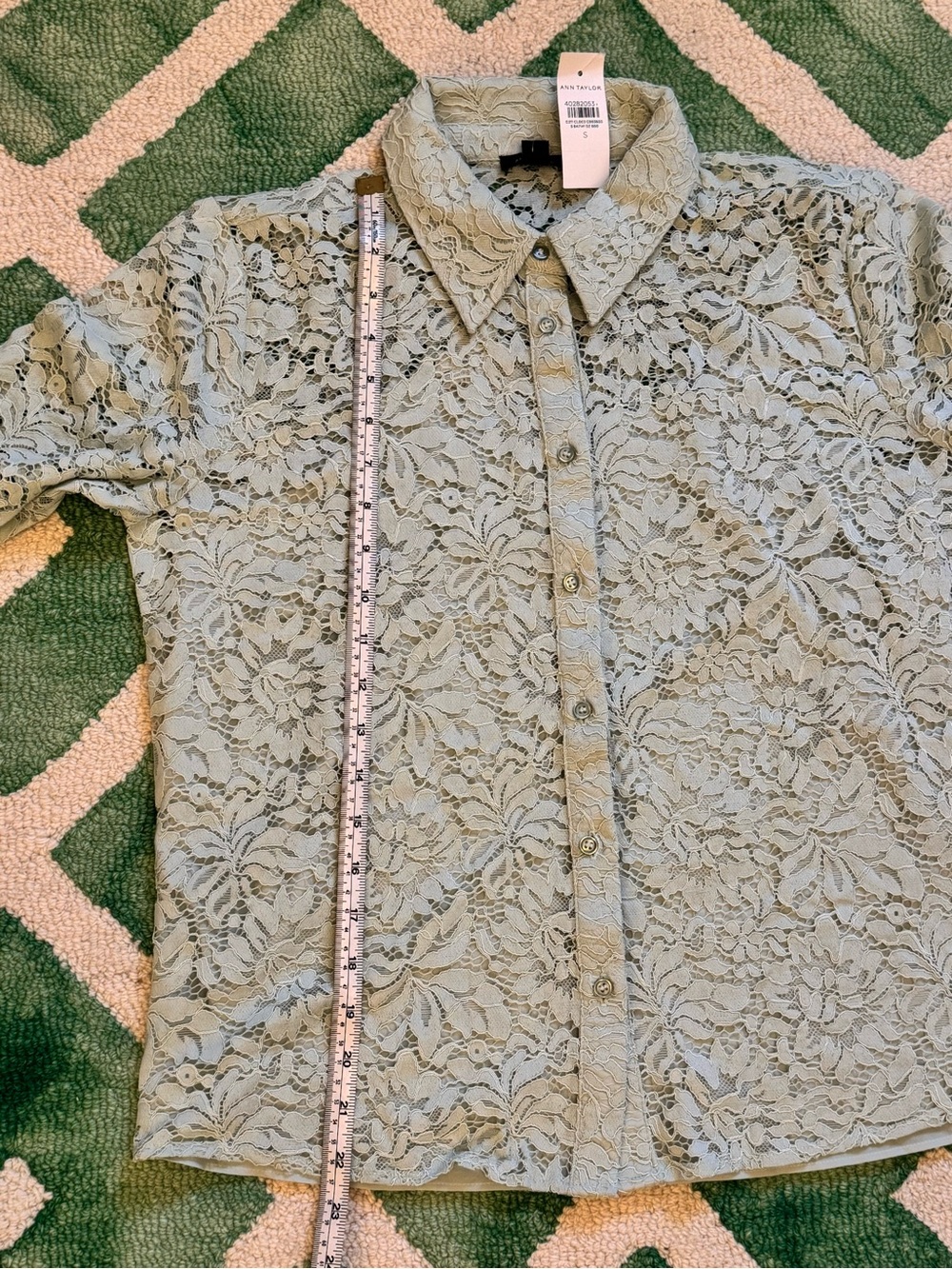 NWT Ann Taylor lace shirt with matching cami Size Small - Picture 6 of 8